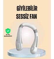 Esnek Silikon Tasarımlı Taşınabilir Kişisel Fan