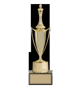 ODAK KUPA - Figürlü Kupalar - Satranç Figürlü Kupalar FG-040 B - 34 cm