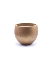 Mini Orb M Bakır Renk Fiberstone Saksı
