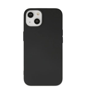 Apple iPhone 14 Kılıf Nano içi Kadife Silikon - Siyah
