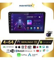 Citroen Berlingo 2015-2018 Model 4GB + 64GB Android 13 Kablosuz Carplay Navigasyon Multimedya Sistemi