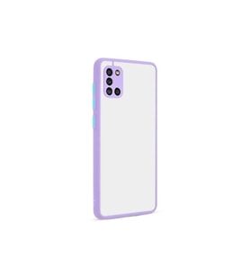 Samsung Galaxy A31 Uyumlu Kılıf Zore Hux Kapak (Lila)