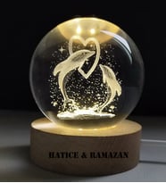 3D kristal top kristal Balık kürei hediye doğum günü hediyesi ev dekorasyon balık model