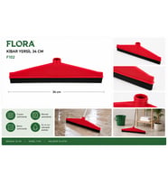 FLORA KİBAR YERSİL 34 CM (Karışık Renkli)