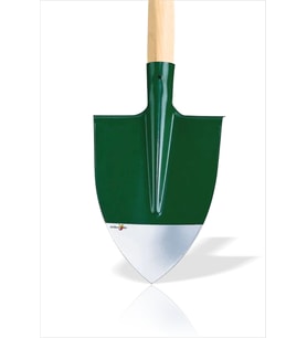 Uzun Saplı 140 cm Çelik Sivri Uçlu Sağlam 2 mm Kalınlığında 30 cm Bel Küreği Bahçe Tarla Ekim Öncesi Toprak Kaldırmak İçin Eğilmez Sertleştirilmiş Sivri Uçlu Çim Depkili Bel Küreği ve Sap