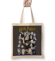 Harry Potter Karakter Kolaj Sanatları Bez Çanta Uzun Saplı
