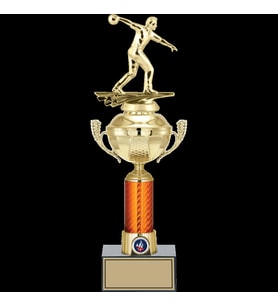 ODAK KUPA - Figürlü Kupalar - Bowling Erkek Figürlü Kupalar FG-056 C - 41 cm