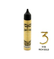 Cadence Dora 3D Boyutlu Boncuk Boya 5136 RICH GOLD 