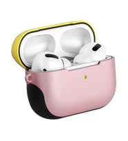 Lexroo Airpods Pro Kılıf Shockproof Silikon - Pembe-Sarı