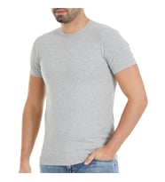 Yıldız 92 Gri Likralı Kısa Kollu Erkek T-Shirt Atlet
