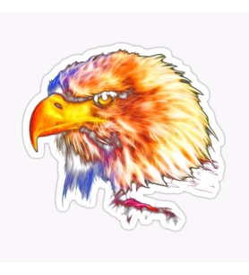 Araba için Kartal Oto Sticker Yapıştırması Etiket  17CM r8