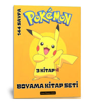 Pokemon Boyama Kitap Seti (3 Süper Kitap)