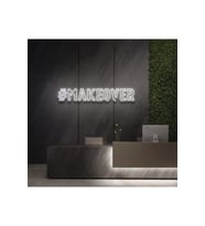 #MAKEOVER Yazılı Neon Tabela