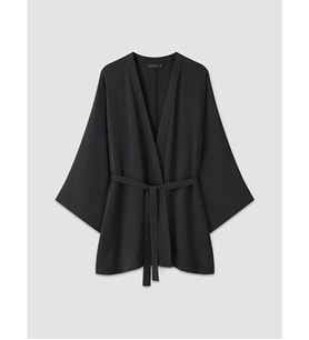 LCW DREAM Siyah Kuşaklı Oversize Kadın Sabahlık