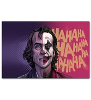 Cakatablo Joker Joaquin Phoenix Hahaha Karikatürize MDF Tablo