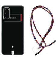 Samsung A02S A03S A10 A12 A13 A21S A22 Kılıf Boyun Asklı Rasta Silikon My Love 1402
