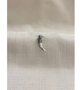 FİL DİŞİ 925 AYAR GÜMÜŞ ERKEK KOLYE