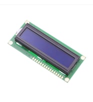2x16 Lcd Ekran Mavi Üzerine Beyaz