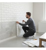 3D Tuğla Desenli Duvar Paneli Kendinden Yapışkanlı Isı & Ses Yalıtımlı