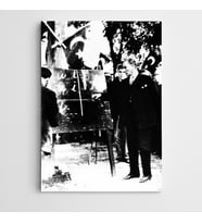 Başöğretmen Atatürk Kanvas Tablo