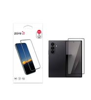 Galaxy Z Fold 7 Ekran Koruyucu 5D Kırılmaya Dayanıklı Sert Kırılmaz Cam (Siyah)