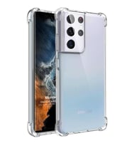 Microsonic Samsung Galaxy S22 Ultra Kılıf Shock Absorbing Şeffaf (Renksiz)
