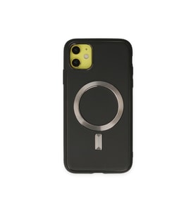 Çınarcık Dev iPhone 12 Kılıf Coco Deri Magneticsafe Silikon - Bordo