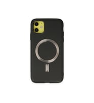 Çınarcık Dev iPhone 12 Kılıf Coco Deri Magneticsafe Silikon - Bordo