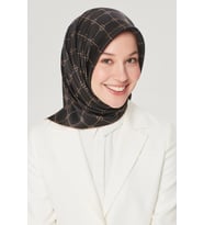 Armine Yeni Nostalji Serisi İpek Twill Eşarp 8555D-11 (Çok Renkli)
