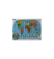 Ghostbastır Design Eğitici Dünya Haritası 99 Parça Ayaklı Puzzle – Dekoratif Çocuk Yapbozu 056