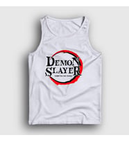Presmono Unisex Beyaz Logo İblis Avcısı Anime Demon Slayer Kimetsu No Yaiba Atlet 308502tt (Beyaz)