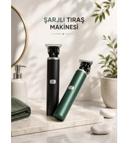 Northcity Profesyonel Suya Dayanıklı Tıraş Makinesi - Paslanmaz Çelik Çizik Tıraş ve 5W