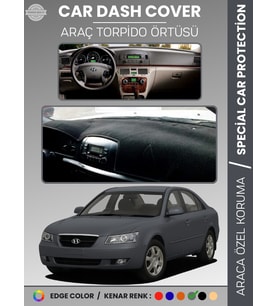 HYUNDAİ SONATA (2004-2007) Torpido Örtüsü Ön Göğüs Tam Uyum Çatlamayı Önler Kaymaz Kolay Montaj
