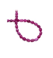 Sıkma Doğal Taş Kırmızı Tımbıl 11x8mm Kesim Dizi