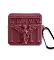 Coverzone AirPods ile uyumlu 2.Nesil True Wireless Earbuds Sert Kulakl?k K?l?f? Yumu?ak Soft Dokunu? Karakter G�r�n�ml� Cartoon K?l?f (Red Angel, AirPods 2. nesil)