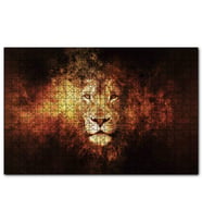 Cakapuzzle Judah Aslanı Fantastik Çizim  Puzzle Yapboz MDF (Ahşap) (120 Parça)