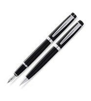 SCRIKSS 38 DOLMAKALEM+TÜKENMEZ KALEM TAKIM SİYAH KROM