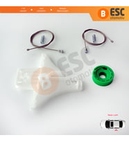 Opel Vectra C Z02 2002-2009 Signum 24451524 İçin Manuel Arka Sol Cam Kriko Tamir Seti