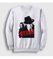 Presmono Unisex Beyaz Team The Blacklist Sweatshirt 183888tt