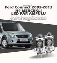 Ford Connect Için Uyumlu Şimşek Etkili Mercek Led Xenon Çift Renk
