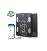 Akıllı Dijital Banyo Tartısı, Bluetooth ve USB Bağlantılı, LCD Ekranlı
