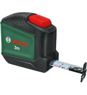 3 m mezura (otomatik kilit; bant genişliği 19 mm; naylon kaplamalı; metrik ölçekli 3 m şerit metre, çift kancalı ve metal kemer klipsli)