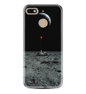 General Mobile GM8 Go GM9 GM20 Pro Plus Kılıf Desemli Silikon Astronoot Red Baloon 1608