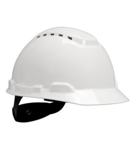 H700 Beyaz Baret Vidalı Halandırmalı