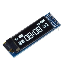128x32 Oled Lcd Ekran 0.91 Inch - Beyaz (Arduino Uyumlu)