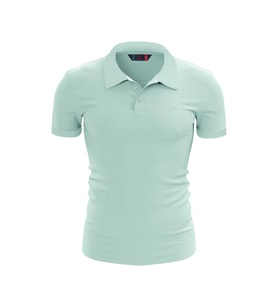 %100 Pamuk Polo T-Shirt IMPERO MİNT