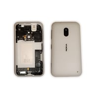 Nokia Lumia 620 Arka Kapak Nokia uyumlu Lumia 620 Beyaz Arka Kapak Yan Tuş Takımı Anten Buzzer Hoparlör