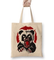 Tehlikeli Panda Bez Çanta Uzun Saplı