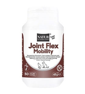 Natur Joint Flex Mobility Kedi Köpek Eklem, Kas, Tendon ve Ligament Desteği Soft Jel Kapsül 60 Adet