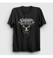 Presmono Unisex Siyah Demonic Mask Slaughter To Prevail T-Shirt 458030tt